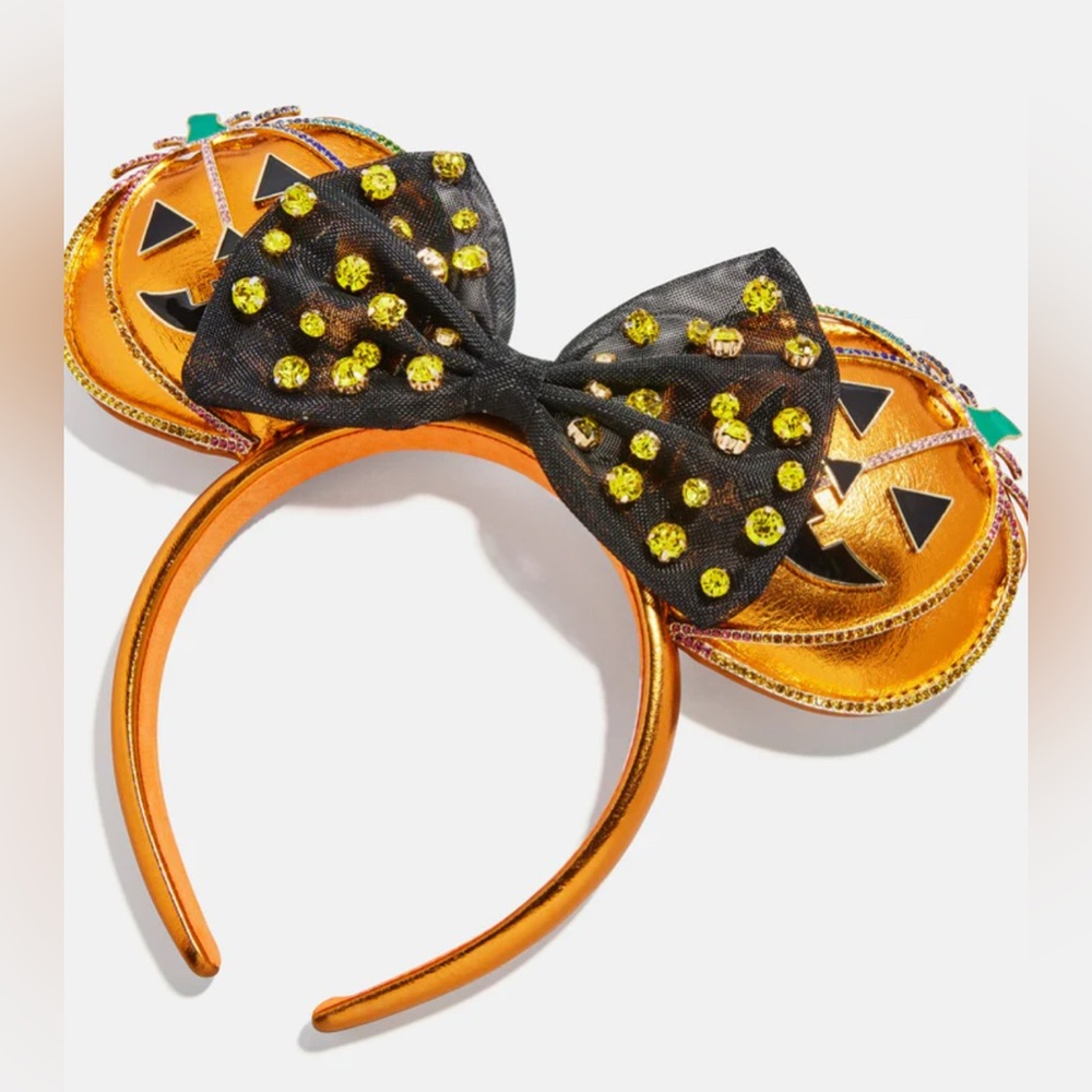 BaubleBar X Disney pumpkin rhinestone Minnie ears